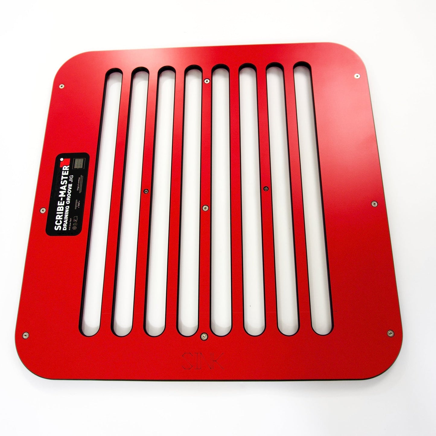 SCRIBE-MASTER - Drainer Groove Jig - Timber & Compact Laminate with Flex-Tech