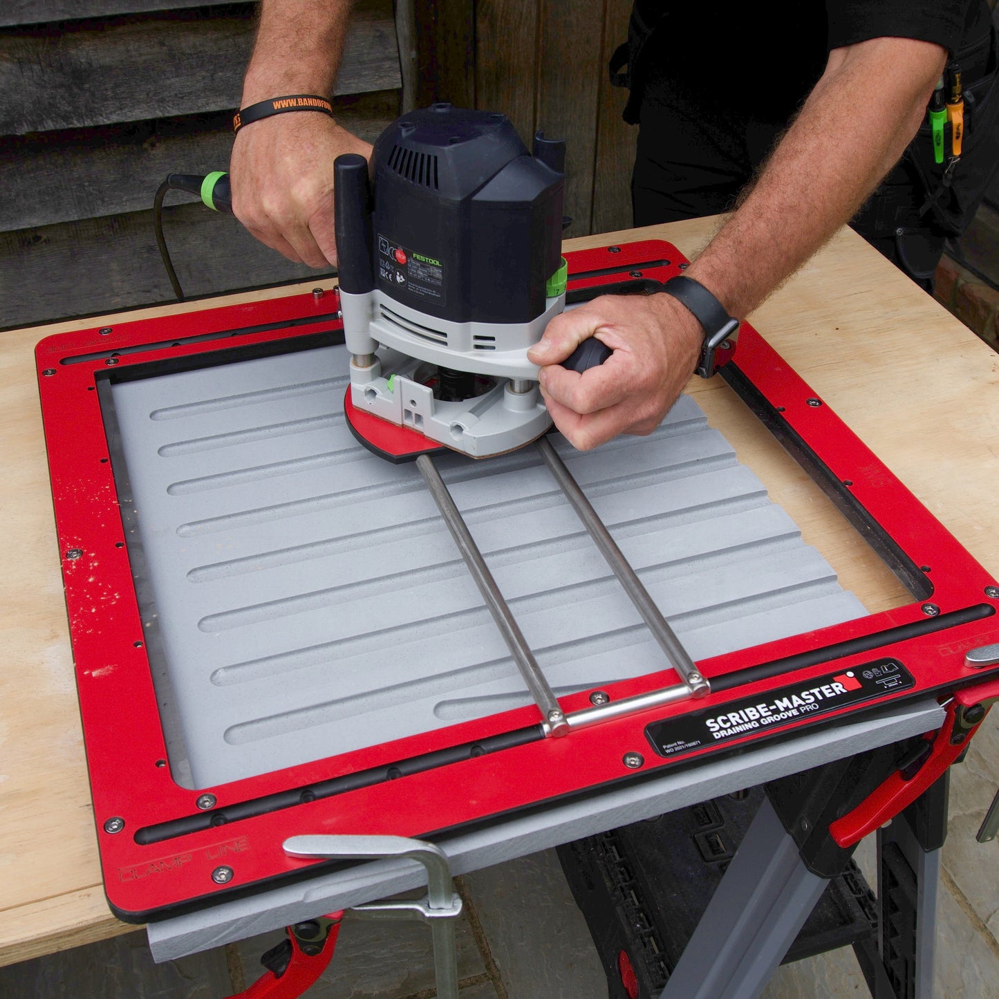 SCRIBE-MASTER - Drainer Groove Pro - With Recess/Groove Carriage