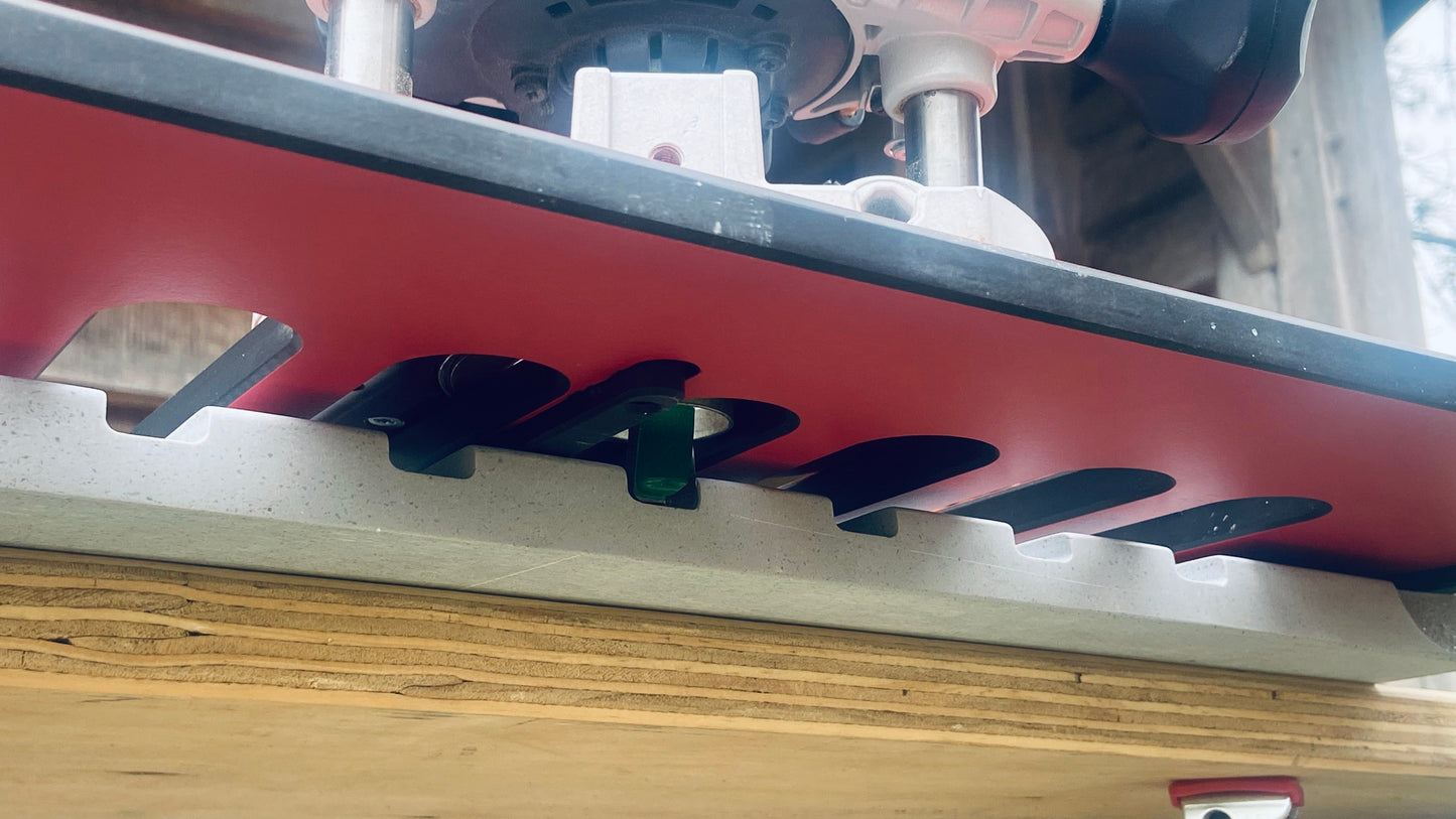 SCRIBE-MASTER - Drainer Groove Jig - Timber & Compact Laminate with Flex-Tech