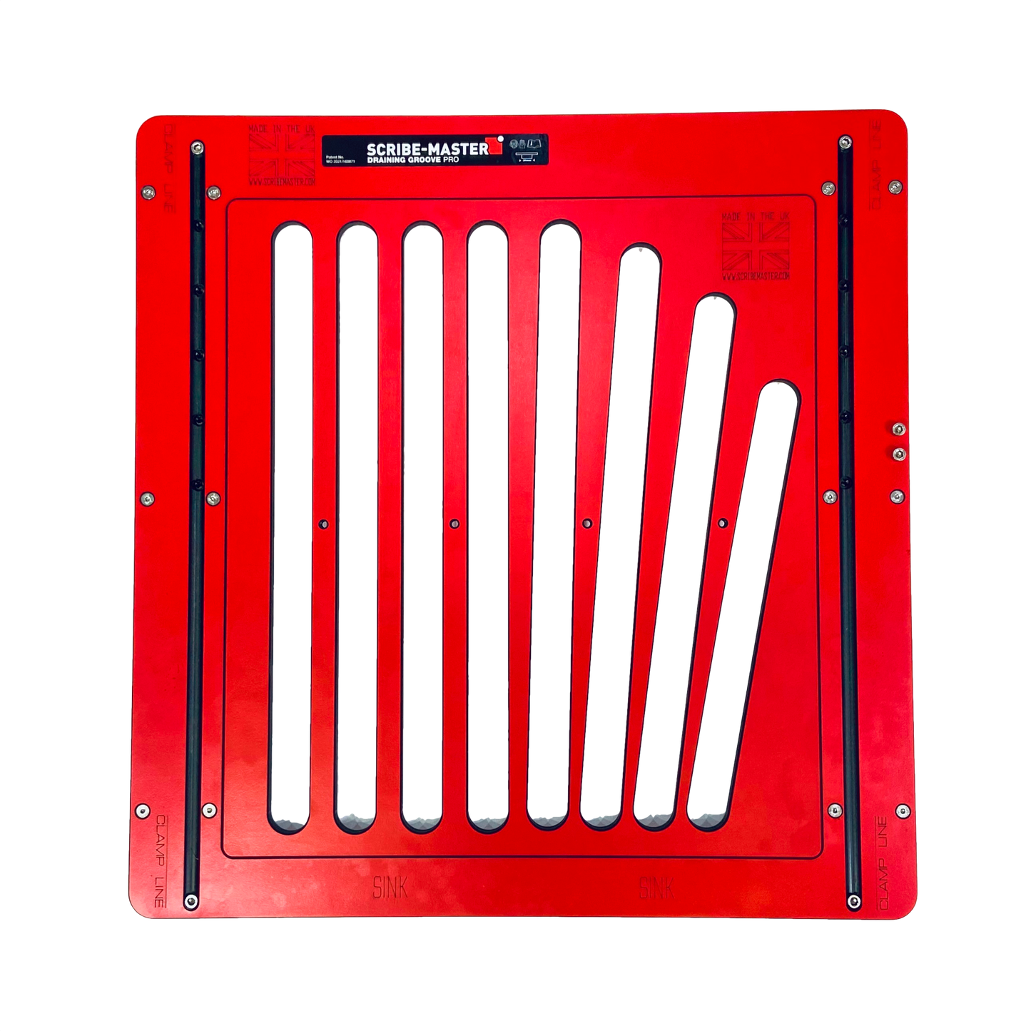 Drainer Groove Pro - With Recess/Groove Carriage & Straight/Fan Inner Template