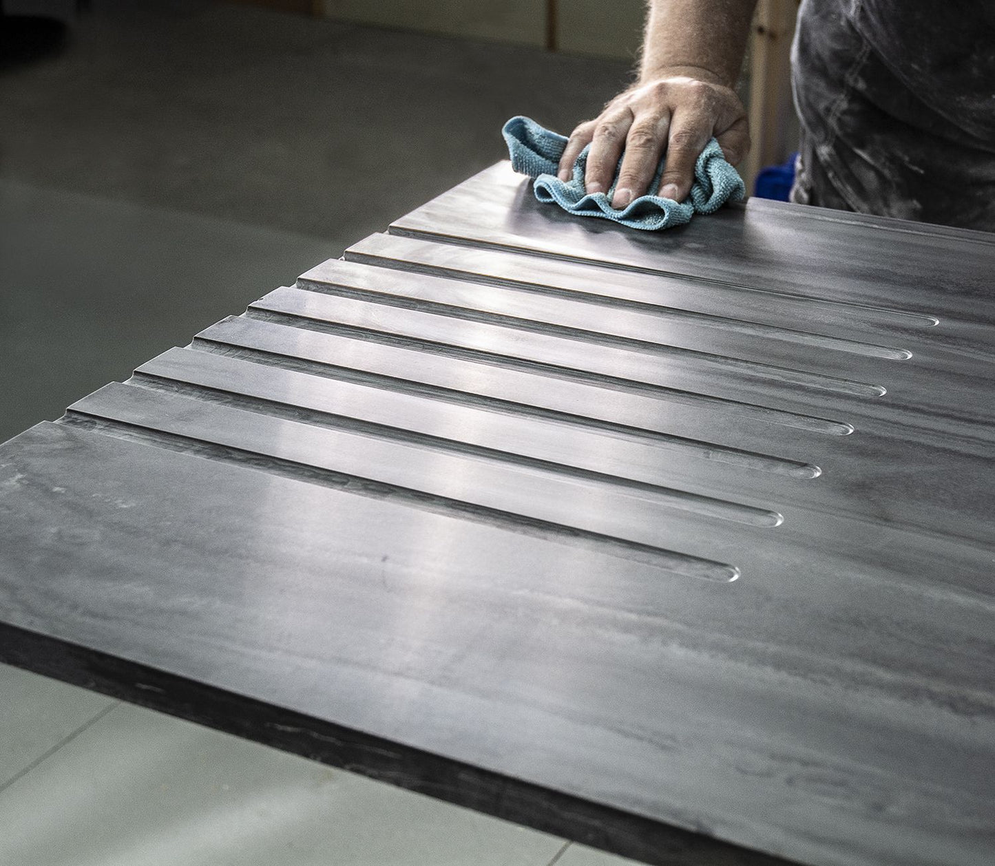 SCRIBE-MASTER - Drainer Groove Jig - Timber & Compact Laminate with Flex-Tech