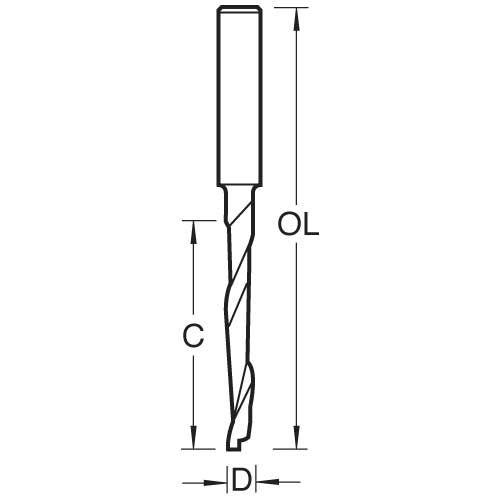 SCRIBE-MASTER PRO/Router Bit 1/4"